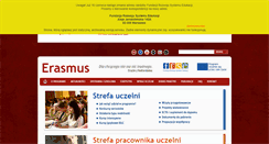 Desktop Screenshot of erasmus.org.pl