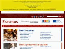 Tablet Screenshot of erasmus.org.pl