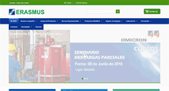 Desktop Screenshot of erasmus.com.co