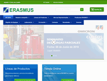 Tablet Screenshot of erasmus.com.co